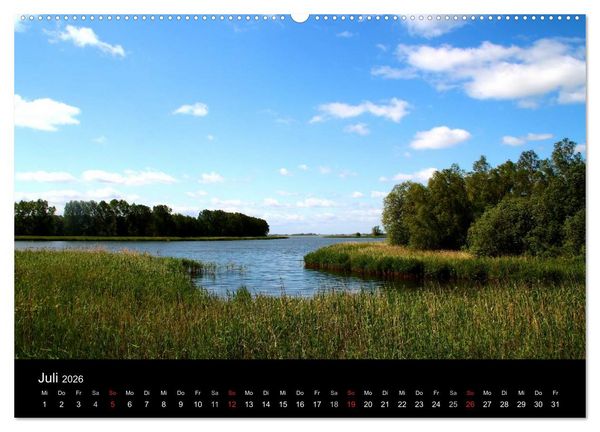 Produktbild: Usedom 2026 (Wandkalender 2026 DIN A2 quer), CALVENDO Monatskalender