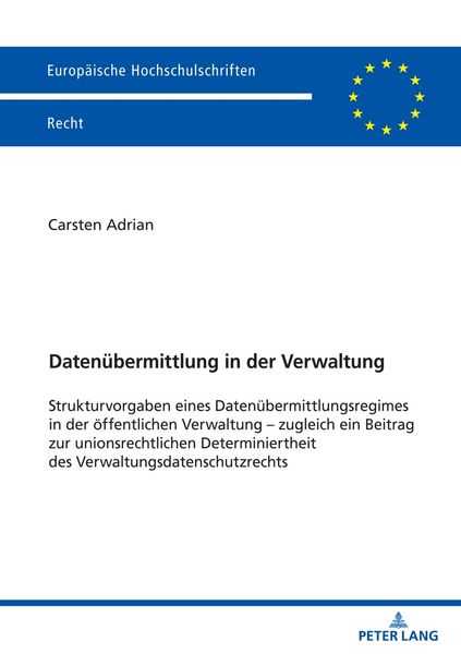Produktbild: Daten&uuml;bermittlung in der Verwaltung