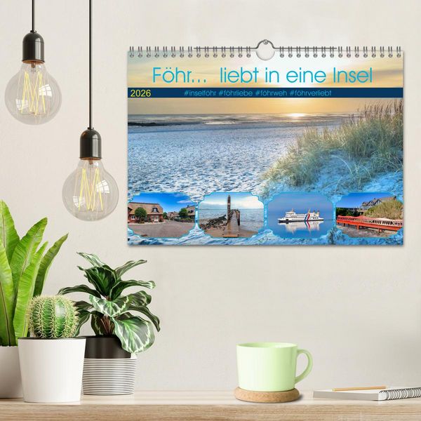 Produktbild: F&ouml;hr... liebt in eine Insel (Wandkalender 2026 DIN A4 quer), CALVENDO Monatskalender