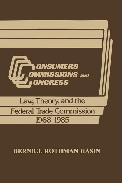 Produktbild: Consumers, Commissions, and Congress
