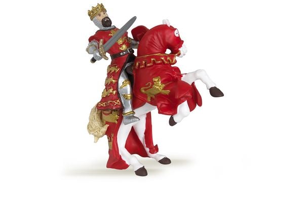Produktbild: Spielfigur Richard L&ouml;wenherz rot 8cm