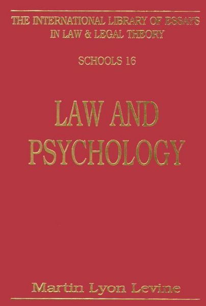 Produktbild: Law and Psychology