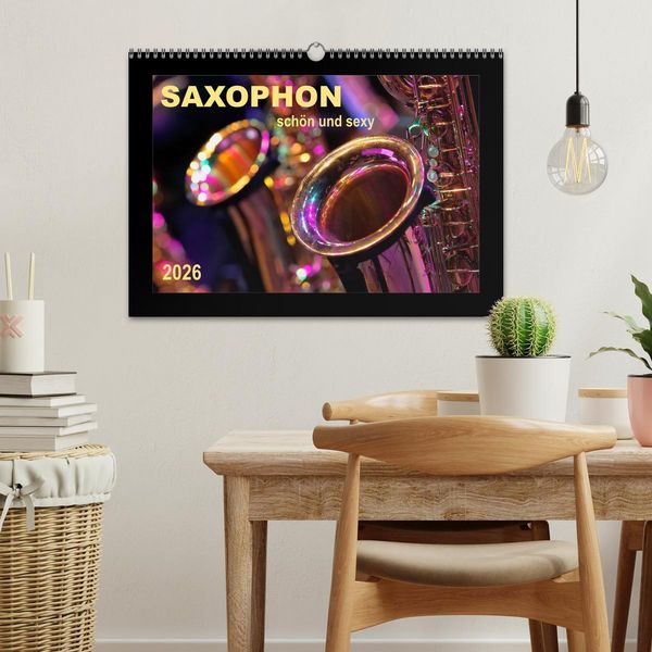 Produktbild: Saxophon - sch&ouml;n und sexy (Wandkalender 2026 DIN A3 quer), CALVENDO Monatskalender