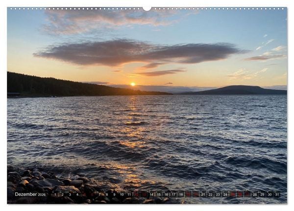 Produktbild: Wandern in Schweden - Einladung in die Natur (hochwertiger Premium Wandkalender 2026 DIN A2 quer), Kunstdruck in Hochglanz