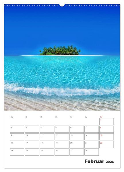 Produktbild: Inselparadiese im S&uuml;dpazifik (hochwertiger Premium Wandkalender 2026 DIN A2 hoch), Kunstdruck in Hochglanz