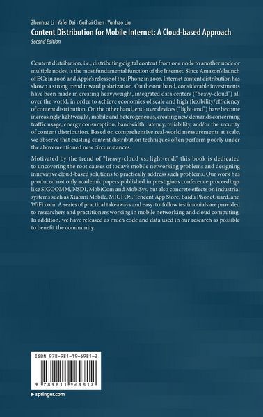 Produktbild: Content Distribution for Mobile Internet: A Cloud-based Approach