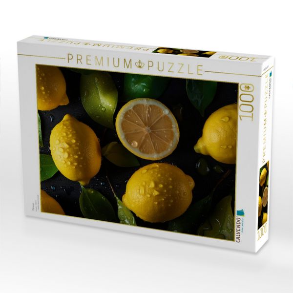 Produktbild: CALVENDO Puzzle Zitronen | 1000 Teile Lege-Gr&ouml;&szlig;e 64x48cm Foto-Puzzle f&uuml;r gl&uuml;ckliche Stunden