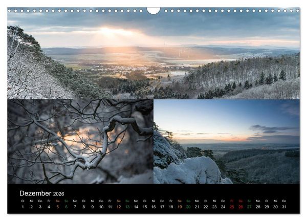 Produktbild: Atemberaubende und Emotionale Landschaften in der Pfalz (Wandkalender 2026 DIN A3 quer), CALVENDO Monatskalender