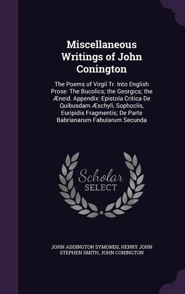 Produktbild: Miscellaneous Writings of John Conington
