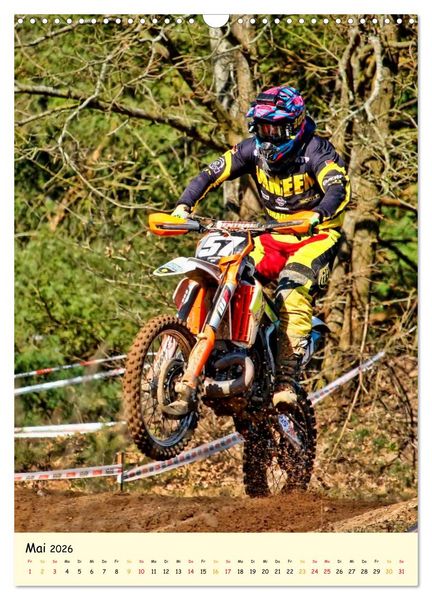 Produktbild: Motocross - einfach cool (Wandkalender 2026 DIN A3 hoch), CALVENDO Monatskalender