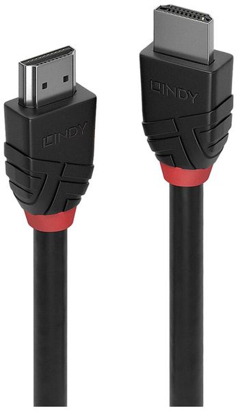 LINDY HDMI Anschlusskabel HDMI-A Stecker 2.00 m Schwarz 36772 8K UHD HDMI-Kabel