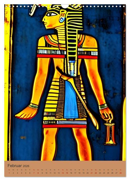 Produktbild: Altes &Auml;gypten - Computertr&auml;ume aus der KI (Wandkalender 2026 DIN A3 hoch), CALVENDO Monatskalender
