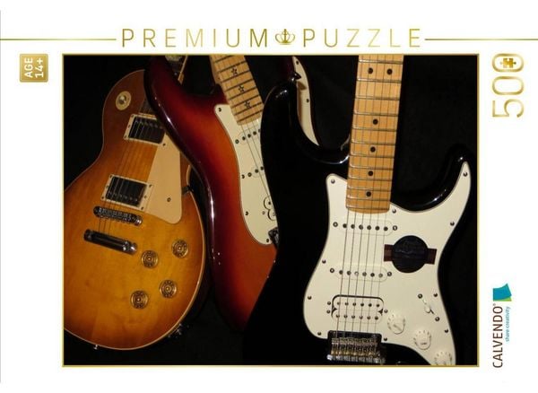 CALVENDO Puzzle Rockgitarren | 500 Teile Lege-Größe 48 × 36 cm Foto-Puzzle für Erwachsene