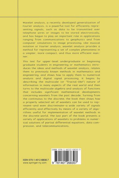 Produktbild: Wavelet Analysis