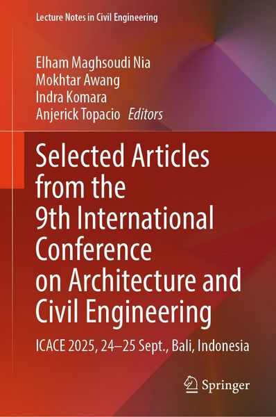 Produktbild: Selected Articles from the 9th International Conference on Architecture and Civil Engineering