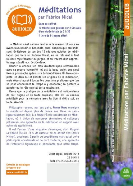Produktbild: M&eacute;ditations : 12 m&eacute;ditations guid&eacute;es pour s'ouvrir &agrave; soi et aux autres