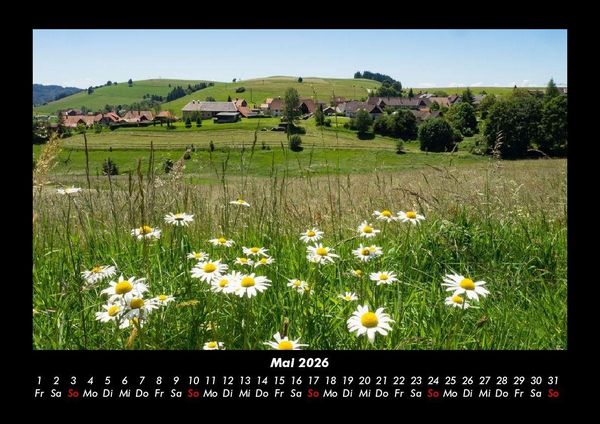 Produktbild: Blumenkalender 2026 Fotokalender DIN A3