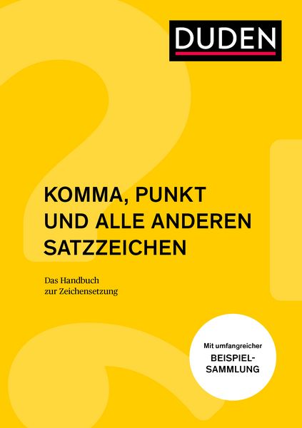 Produktbild: Komma, Punkt und alle anderen Satzzeichen