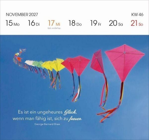 Produktbild: Genie&szlig;e jeden Augenblick 2027