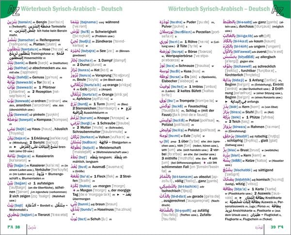 Produktbild: Wörterbuch Syrisches Arabisch (Syrisches Arabisch – Deutsch, Deutsch – Syrisches Arabisch)
