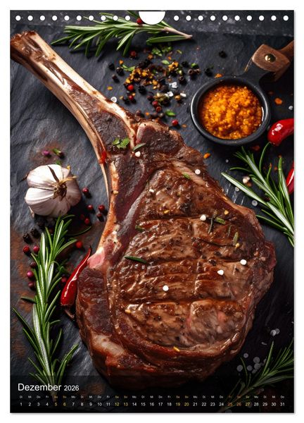 Produktbild: Meat Lovers - K&ouml;stliche Grill Abenteuer (Wandkalender 2026 DIN A4 hoch), CALVENDO Monatskalender