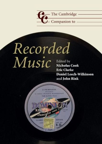 Produktbild: Cambridge Companion to Recorded Music