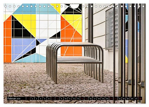 Produktbild: D&uuml;sseldorf - 300mm Perspektiven (Wandkalender 2026 DIN A4 quer), CALVENDO Monatskalender