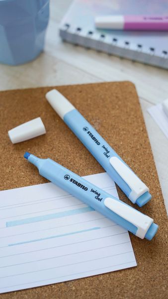 Produktbild: STABILO Textmarker swing cool Pastel, himmlisches Blau