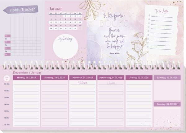 Produktbild: Tischkalender 2027 quer: I believe in Book Love