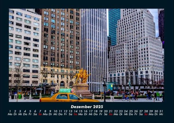 Produktbild: New York 2025 Fotokalender DIN A4