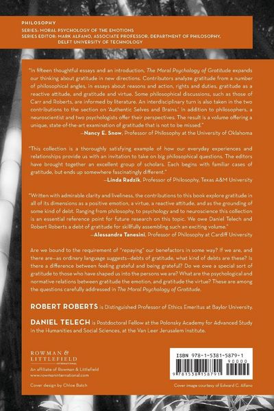 Produktbild: Moral Psychology of Gratitude
