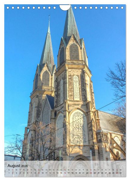 Produktbild: Kirchen in D&uuml;sseldorf (Wandkalender 2026 DIN A4 hoch), CALVENDO Monatskalender