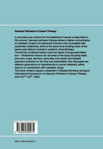 Produktbild: Vascular Perfusion in Cancer Therapy