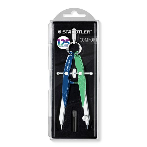 Produktbild: STAEDTLER Mars comfort 556, Pr&auml;zisions-Geometriezirkel, Zirkel, Mars Anniversary 556 00-MA1