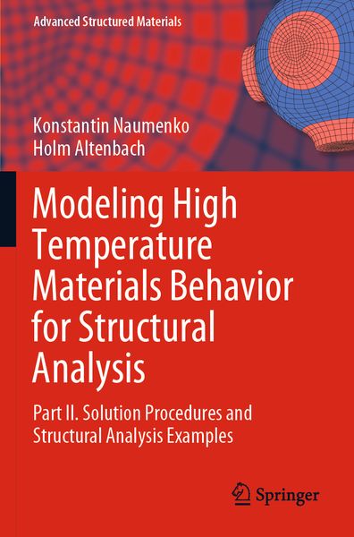 Produktbild: Modeling High Temperature Materials Behavior for Structural Analysis