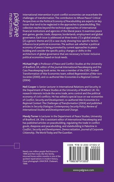 Produktbild: Whose Peace? Critical Perspectives on the Political Economy of Peacebuilding
