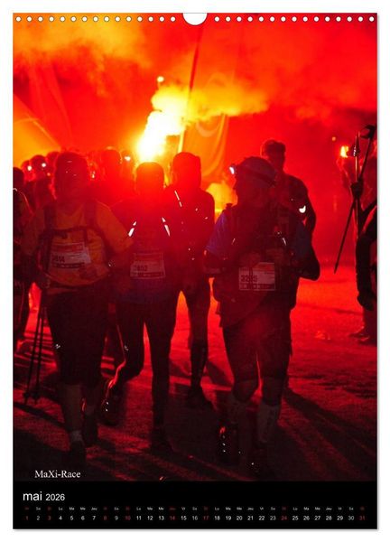 Produktbild: Trail Running Passion et &eacute;motion (Calendrier mural 2026 DIN A3 horizontal), CALVENDO calendrier mensuel