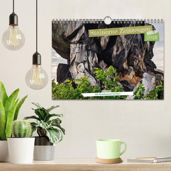 Produktbild: Steinerne Zeitzeugen (Wandkalender 2026 DIN A4 quer), CALVENDO Monatskalender