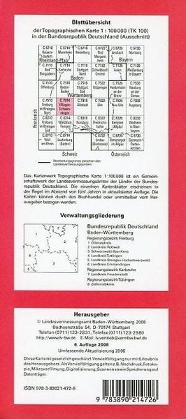 Produktbild: Villingen-Schwenningen 1 : 100 000