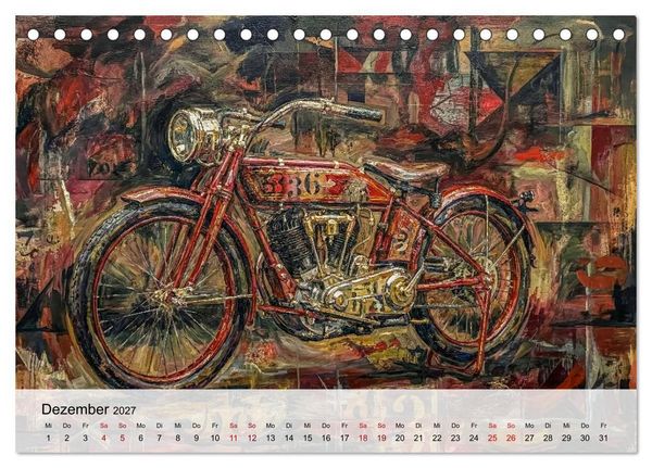 Produktbild: Kult-Motorr&auml;der der USA (Tischkalender 2027 DIN A5 quer), CALVENDO Monatskalender