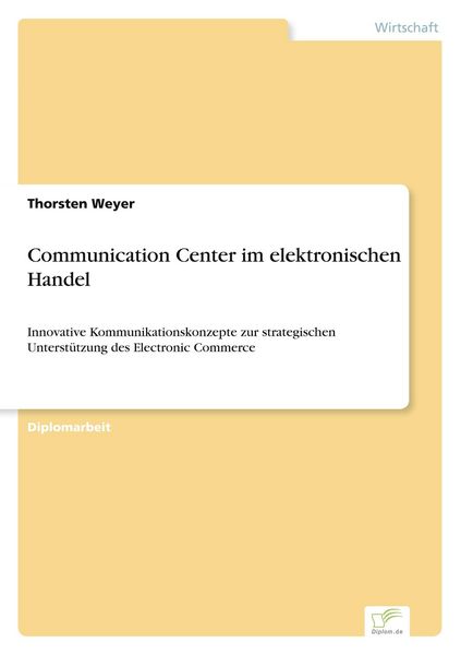 Produktbild: Communication Center im elektronischen Handel