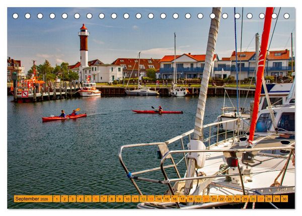 Produktbild: Wismarer Bucht - Impressionen zwischen Kl&uuml;tzer Winkel und der Insel Poel (Tischkalender 2026 DIN A5 quer), CALVENDO Monatskalender