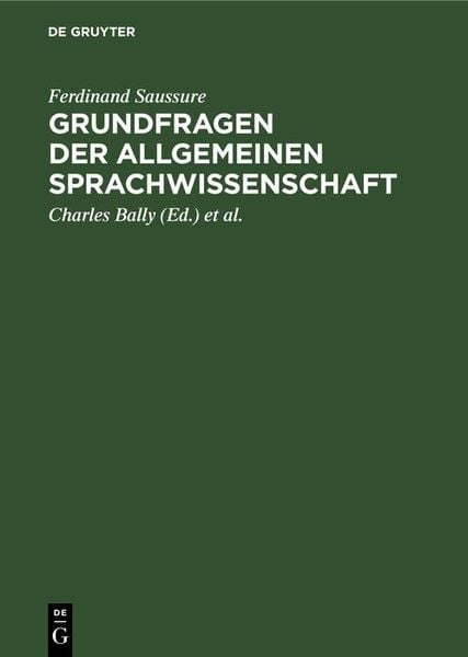 Produktbild: Grundfragen der allgemeinen Sprachwissenschaft