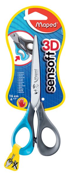 Produktbild: Maped Schere LH Sensoft 16cm Blister