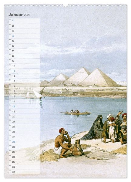 Produktbild: &Auml;gyptens Tempel (Wandkalender 2026 DIN A2 hoch), CALVENDO Monatskalender