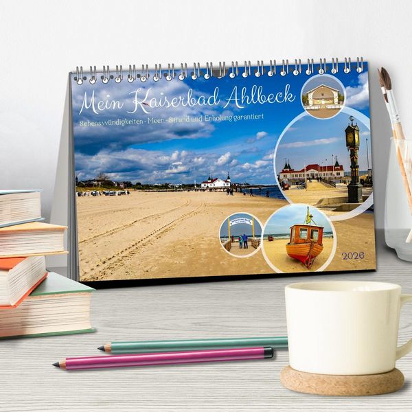 Produktbild: Mein Kaiserbad Ahlbeck (Tischkalender 2026 DIN A5 quer), CALVENDO Monatskalender