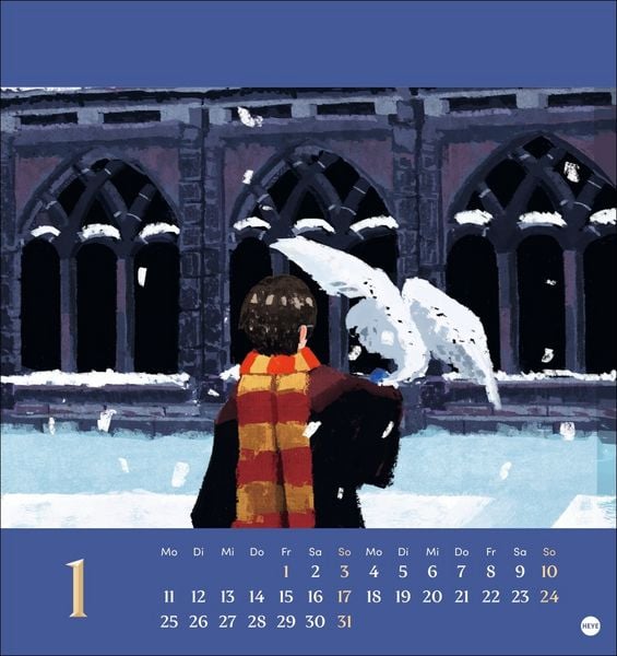 Produktbild: Harry Potter Postkartenkalender 2027