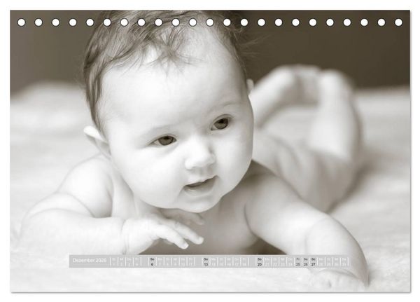 Produktbild: ...so winzig - Babykalender (Tischkalender 2026 DIN A5 quer), CALVENDO Monatskalender
