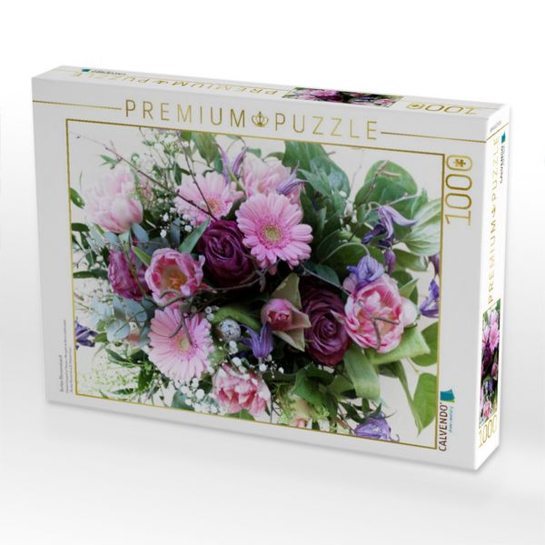 Produktbild: CALVENDO Puzzle Bunter Blumenstrau&szlig; | 1000 Teile Lege-Gr&ouml;&szlig;e 64x48cm Foto-Puzzle f&uuml;r gl&uuml;ckliche Stunden