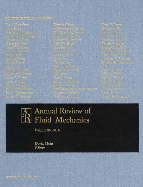 Produktbild: Annual Review of Fluid Mechanics (Institutional Print Only)